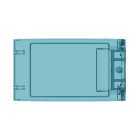 ABB - Accessori per l'incasso porta, 8 moduli, 1 fila, Porta: Singola, Trasparente, Dimensioni: 280.000 mm x 265.000 mm x 395.000 mm, MISTRAL65 8M Transparent Door.