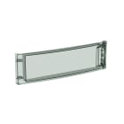 ABB - Accessori per incasso porta, 18 moduli, 1 fila, porta singola trasparente, dimensioni 39.000 mm x 123.000 mm x 422.000 mm, Mistral65 18M.