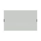 ABB - Pannello cieco centrale 12 moduli, Mistral65, dimensioni: 131.000 mm x 274.000 mm x 314.000 mm.