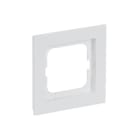 ABB - 1721-284 Cover Frame 1-gang Corn Axcent Sing Bianco Lucido