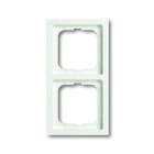 ABB - 1722-884K Cover Frame 2-gang Corn Future Lin Dopp Bianco O