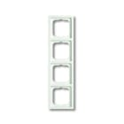 ABB - 1724-884K Cover Frame 4-gang Corn Future Lin Quad Bianco O.