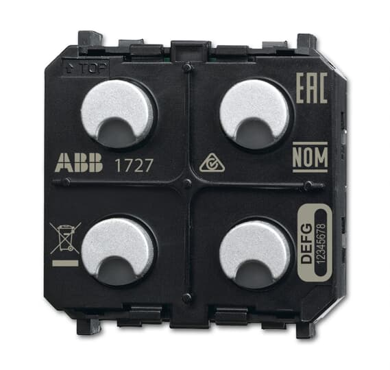 ABB - WL-Sensor Unit 2gang, 44 ZENIT F@H 4 PULS.WIR SU-F-2.0.PB.1-WL