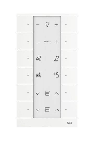 ABB - SB-F-12.0.1-84 12gang Control, white TENTON 12 PULS. BIANCO
