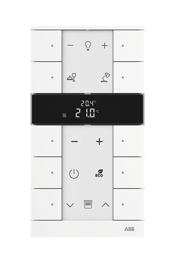 ABB - SBR-F-10.0.1-84 RTC, 10gang, white TENTON 10 PULS. BIANCO