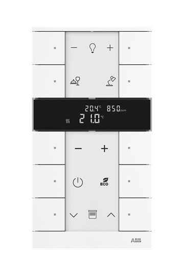 ABB - TENTON RTC IAQ 10 PULS. BIANCO SBC-F-10.0.1-84 10gang.