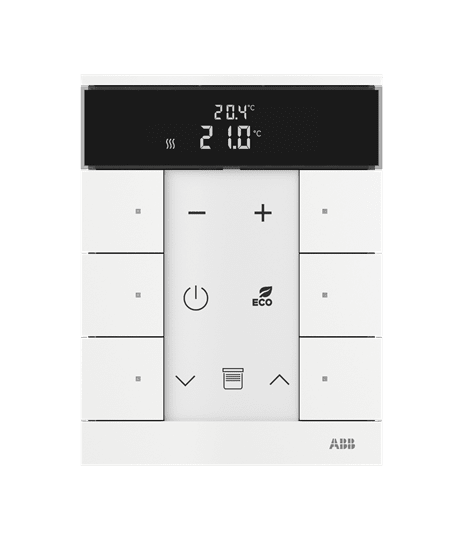 ABB - SBR-F-6.0.1-884 RTC, 6gang, white matt TENTON 6 PULS. BIANCO OPACO