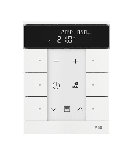 ABB - SBC-F-6.0.1-884 RTC IAQ, 6gang, white matt TENTON 6 PULS. BIANCO OPACO