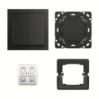 ABB - 6716 UJ-885-500 FoH-switch set Fut ABB smart black.