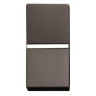 ABB - Switch 1-gang, 2-way, DP - 1M - Anthracite N2102.2 AN -INT. 2P ILLUMINABILE ANTRACI