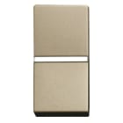 ABB - Switch 2-way Double Pole Champagne Zenit N2102.2 CV Interrut. 2P Illuminabile.