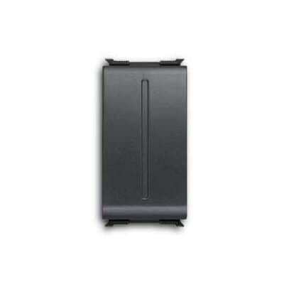 ABB - Interruttore 1P, 16A Rocker/button Off switch 1-pole with Not included Black - Elos
