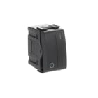 ABB - Two pole one-way switch, 16AX - 250V~ Rocker/button 2-pole switch with Not included Black - Elos INTERRUTTORE BIPOLARE, 16A.