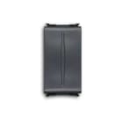 ABB - Pulsante 1P NA, 16A 16AX - 250V~ None Single push button 1 pole, 1NO 0NC 0CO Black Elos.