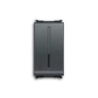 ABB - One pole two way switch, 16AX - 250V~, illuminable, functional indicator Rocker/button with Not included Black - Elos DEVIATORE 1P, 16A CON SEGN. FUNZ.