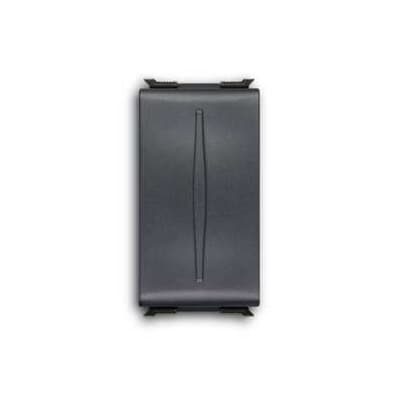 ABB - Invertitore, 16AX - 250V~ Rocker/button Intermediate switch with Not included Black - Elos