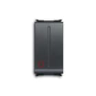 ABB - Pulsante 1P NC, 16A 16AX - 250V~ Single push button 1 pole, 0NO 1NC 0CO Black - Elos.