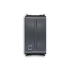 ABB - Pulsante bipolare NA, 16A, 16AX - 250V~ Single push button 2 pole, 1NO 0NC 0CO Black - Elos.