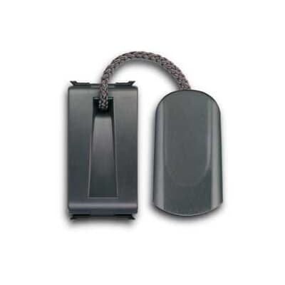 ABB - Pulsante bipolare NA, 16A a tirante, 2 pole push-button NO, 16AX - 250V~ with pull-cord, black - Elos.
