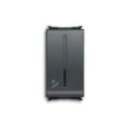 ABB - Pulsante 1P NO, 16A - 250V~, con simbolo SCALE "luce" Singolo pulsante 1P, 1NA 0NC 0CO Nero - Elos