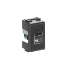 ABB - Connettore telefonico RJ11 a una presa nero - Elos.