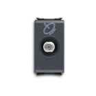 ABB - Presa TV/SAT diretta con connettore femmina, outlet coassiale, colore antracite - Elos.