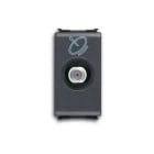 ABB - Presa TV/SAT passante femmina 5dB attenuazione loop-through antracite - Elos.