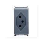 ABB - Presa standard svizzero 2P+T - 10A, 250V~, tipo 13 nero - Elos.