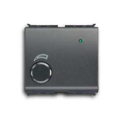 ABB - Regolatori elettronici per carichi resistivi-induttivi e lampade alogene a bassa tensione, con controllo a pulsante, 25-300W (25-250VA), 230V~ - 50/60Hz Nero - Elos REGOL. ELETTR. PULSANTE, 230V, 25-300W.