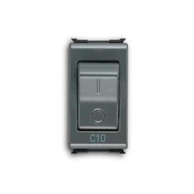 ABB - Miniature circuit breaker 1P+N C10 breaking capacity 3kA Elos interruttore automatico magnetico 1P+N C10 3kA.