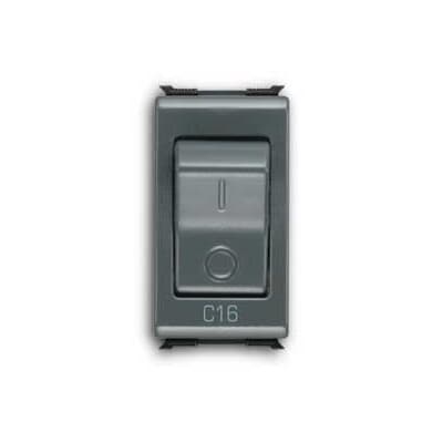 ABB - Miniature circuit breaker 1P+N C16 breaking capacity 3kA Elos automatic magnetic interlocking circuit breaker 1P+N C16 3kA.