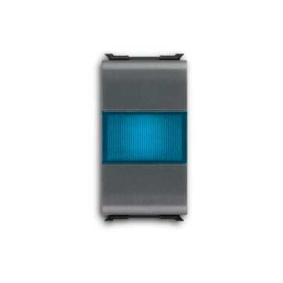 ABB - Spia di segnalazione azzurra, 12/24/250V~, LED blu intercambiabile - Elos.
