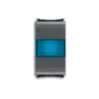 ABB - Spia di segnalazione azzurra, 12/24/250V~, LED blu intercambiabile - Elos.