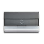 ABB - Stair riser lamp with adjustable beam of light, 12/24V LED exchangeable, White Black Opale - Elos.