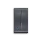 ABB - Tasto intercambiabile 1 mod., con simbolo chiusura porta "chiave/porta" per esterno, copertura centrale nera - Elos.