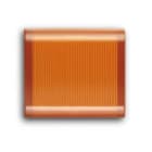 ABB - Interchangeable push-button 1/2 module with amber diffusor for Switch/push button Central cover plate Orange - Elos COPRITASTO 1/2 MOD. CON DIFFUSORE AMBRA.