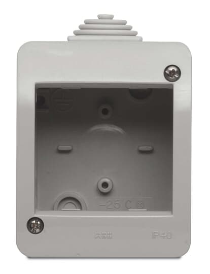ABB - CONTENITORE 3 POSTI IP40 con Clamp Bianco - Elos.