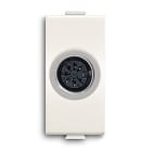 ABB - AC-144/7-AB Socket connector 7 POLI SERIE CHIARA.