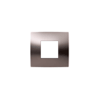 ABB - Frame, 2 modules, BRONZE satin finish 1-gang(s) Bronze - Chiara PLACCA 2 MOD. BRONZO SATINATO.