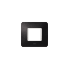 ABB - Xite Frame 2M Iron Black 2gang Chiara Placca