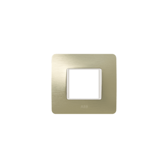 ABB - Placca Xite Frame 2M Champagne Gold 1gang - Chiara