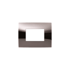 ABB - Frame 3 modules Glossy BRONZE 3-gang(s) Bronze PLACCA 3 MOD. BRONZO LUCIDO Chiara.
