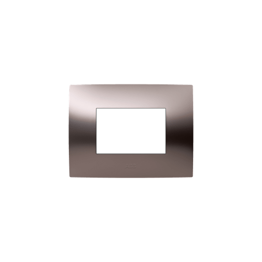ABB - Frame 3 modules BRONZE satin finish 1-gang Bronze Chiara PLACCA 3 MOD. BRONZO SATINATO.