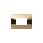 ABB - Frame 3 modules Glossy Gold 1-gang(s) Chiara Oro Lucido