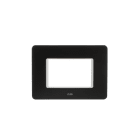 ABB - Placca Xite Frame 3M Iron Black 3gang Chiara - Black