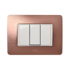 ABB - Xite Frame 3M Copper - Chiara PLACCA RAME