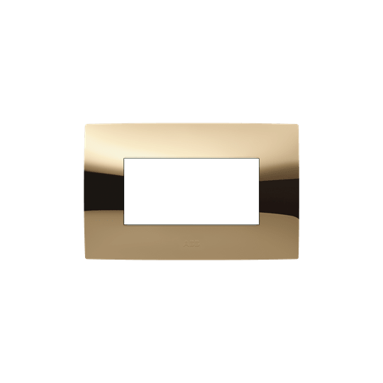ABB - Placca 4 moduli oro lucido Glossy Gold 1-gang(s) Chiara.