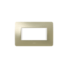 ABB - Placca Xite Frame 4M Champagne Gold 1gang - Chiara