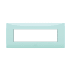 ABB - Frame, 7 moduli, verde pastello, 1-gang(s) verde chiaro.