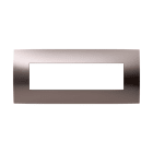 ABB - Frame 7 modules BRONZE satin finish 1-gang(s) Bronze PLACCA 7 MOD. BRONZO SATINATO Chiara.